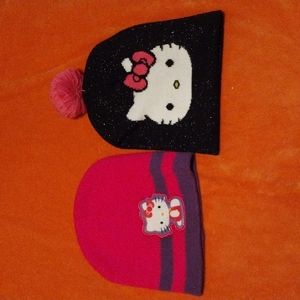 2 Hello Kitty Beanies